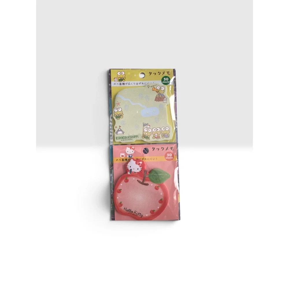 Sanrio Sticky Notes Bundle 5pk Hello Kitty Gudetama Keroppi Pochacco Hangyodon